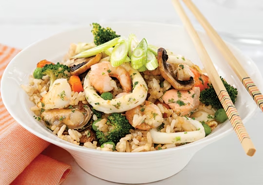SEAFOOD STIR FRY RICE