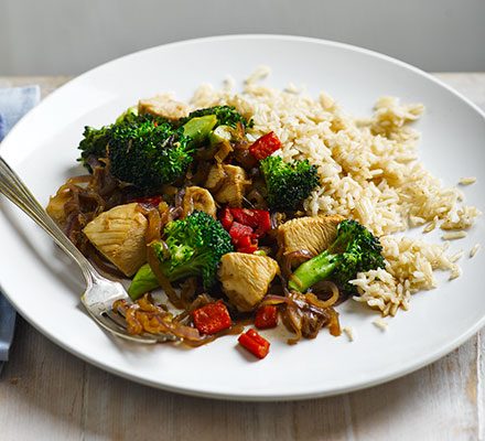 CHICKEN STIR FRIED RICE